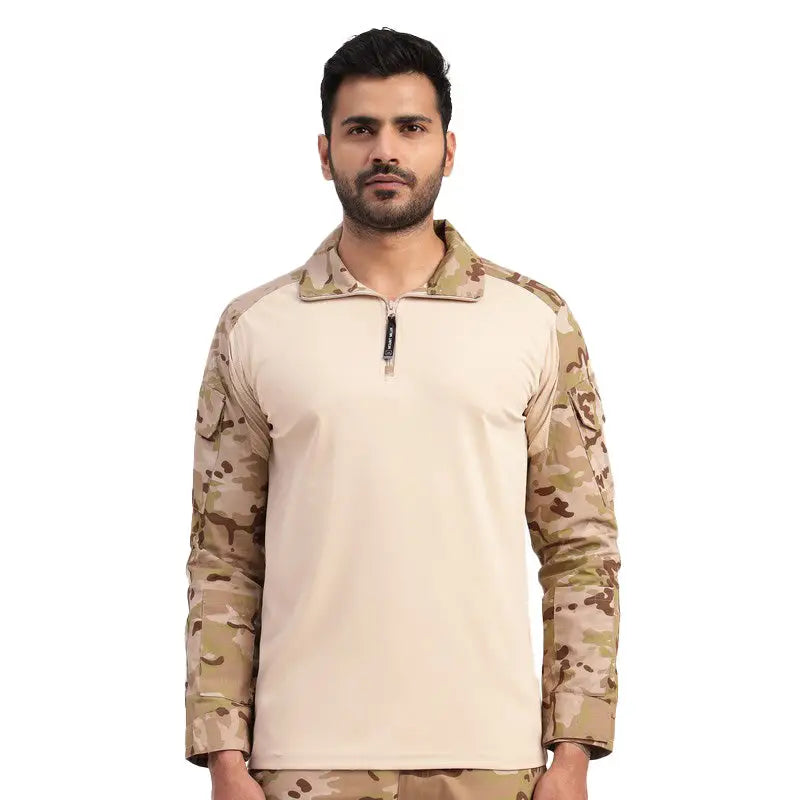 MountMiller Men’s Full Sleeve Tactical T-Shirt - ARID / S - T-shirt