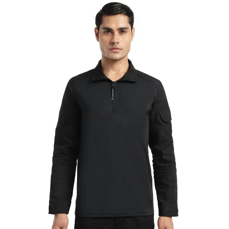 MountMiller Men’s Full Sleeve Tactical T-Shirt - Black / S - T-shirt