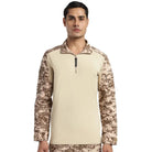 MountMiller Men’s Full Sleeve Tactical T-Shirt - DESERT / S - T-shirt