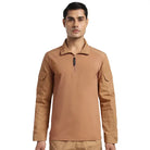 MountMiller Men’s Full Sleeve Tactical T-Shirt - Khaki / S - T-shirt