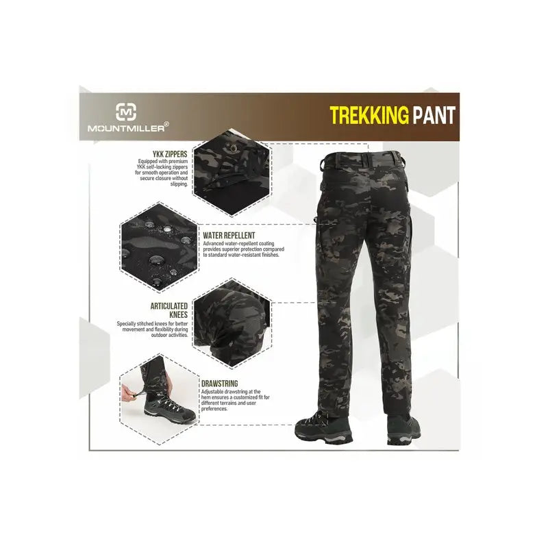MountMiller Men’s PathFinder Trekking Pant - Cargos and Pants