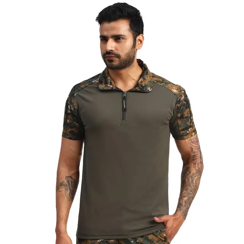 MountMiller Men’s Short Sleeves Tactical T-shirt - Cobra / S - T-shirt
