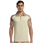 MountMiller Men’s Short Sleeves Tactical T-shirt - DESERT / S - T-shirt
