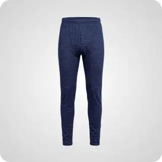 Navy blue textured leggings with a snug fit and elastic waistband