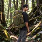 NLTW Adventure Camo Backpack 95 Litres Heavy-Duty Outdoor & Camping Rucksack - Woodland / 95 Litres - Rucksack