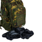 NLTW Adventure Camo Backpack 95L heavy-duty outdoor and camping rucksack with multiple compartments and padded straps.
