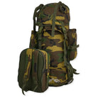 NLTW Adventure Camo Rucksack 95L outdoor backpack with heavy-duty straps and multiple compartments for camping and hiking.
