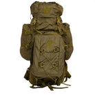 Green NLTW Adventure Travel 95-litre rucksack with multiple compartments, heavy-duty design, and adjustable straps.
