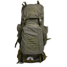 NLTW Compact Expedition 95L Lite military-style outdoor rucksack with external utility pockets, olive green color, durable design