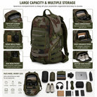 NLTW Compact Tactical Day 35 Litres Backpack Military-Style - UK PRINT / 35 Litres - Backpack