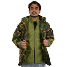 NLTW men's combat tactical softshell jacket with removable liner, windproof and waterproof, suitable for outdoor activities
