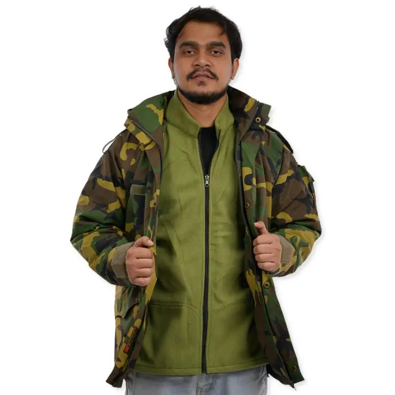 NLTW men's combat tactical softshell jacket with removable liner, windproof and waterproof, suitable for outdoor activities