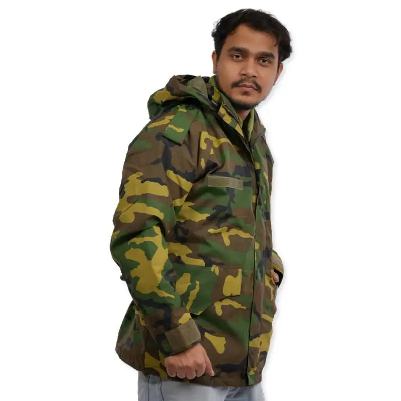 NLTW men's combat tactical softshell jacket with removable liner, windproof and waterproof, suitable for outdoor activities.