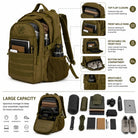 NLTW Tactical 45 Litres Backpack with MOLLE Front Panel Military-Style - Backpack