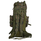 NLTW Tactical 95L travel backpack with multiple compartments, rugged adventure rucksack for outdoor and travel activities.