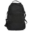 Black NLTW Tactical Day Backpack with 55L capacity, MOLLE front panel, military-style design, suitable for outdoor and tactical use.