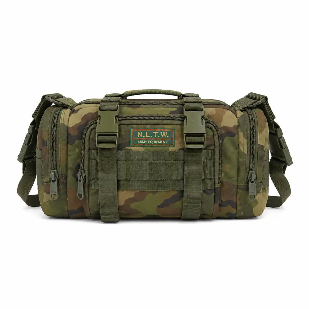 NLTW Tactical Waist Pack with Multiple Compartments- Military-Style Waist & Sling Bag - Duffel Bag
