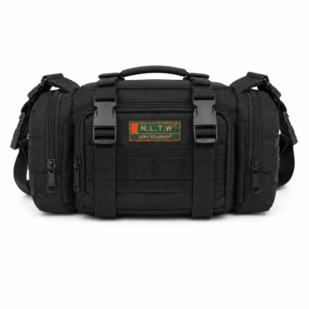 NLTW Tactical Waist Pack with Multiple Compartments- Military-Style Waist & Sling Bag - Duffel Bag