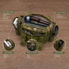 NLTW Tactical Waist Pack with Multiple Compartments- Military-Style Waist & Sling Bag - Duffel Bag
