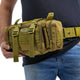 NLTW Tactical Waist Pack with Multiple Compartments- Military-Style Waist & Sling Bag