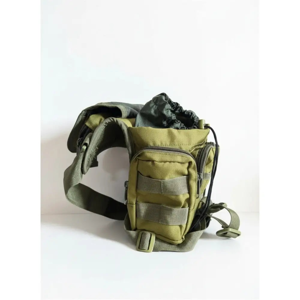 NLTW Unisex Tactical Utility Waist Bag |Multi Pocket Belt Pouch - Military Olive - Waist Packs