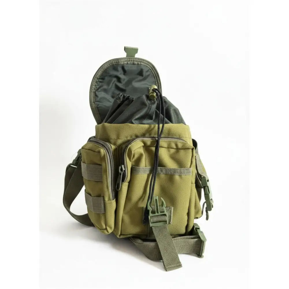 NLTW Unisex Tactical Utility Waist Bag |Multi Pocket Belt Pouch - Military Olive - Waist Packs