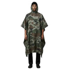 NLTW Unisex Waterproof Rain Poncho |3-in-1 Raincoat Camping Mat & Emergency Shelter - Poncho