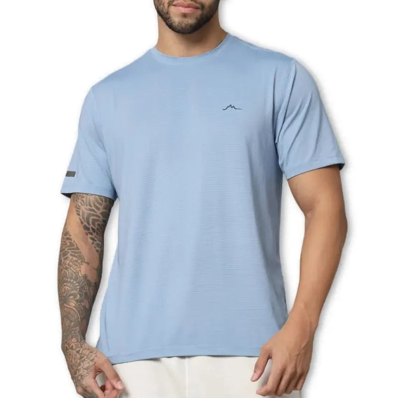 Reccy Men’s Athletic Outdoor Ultra light T-shirt - Dusk Blue / S - T-shirt
