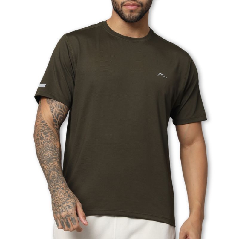 Reccy Men’s Athletic Outdoor Ultra light T-shirt - Olive / S - T-shirt