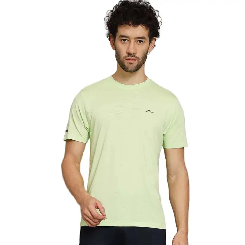 Reccy Men’s Athletic Outdoor Ultra light T-shirt - Pale Lime / S - T-shirt
