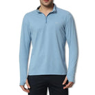 Reccy Men’s Nomadic Ultra-Dry Stretch Full Sleeves T-shirt - Lichen Blue / S - T-shirt