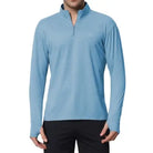 Reccy Mens QZip Flex Tee - Glacier Blue / S - T-shirt