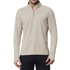 Reccy Mens QZip Flex Tee - Sandshell / S - T-shirt