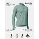 Reccy Mens QZip Flex Tee - T-shirt