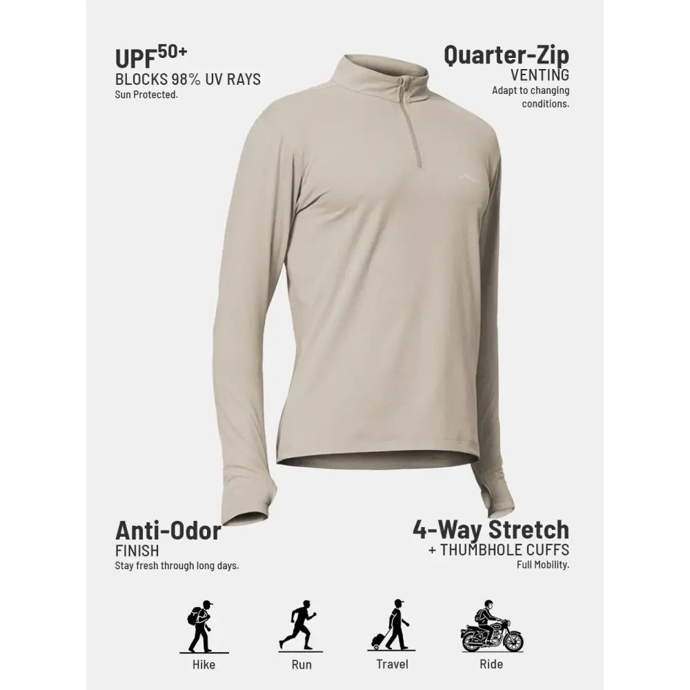 Reccy Mens QZip Flex Tee - T-shirt