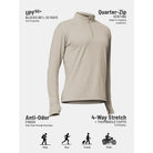 Reccy Mens QZip Flex Tee - T-shirt