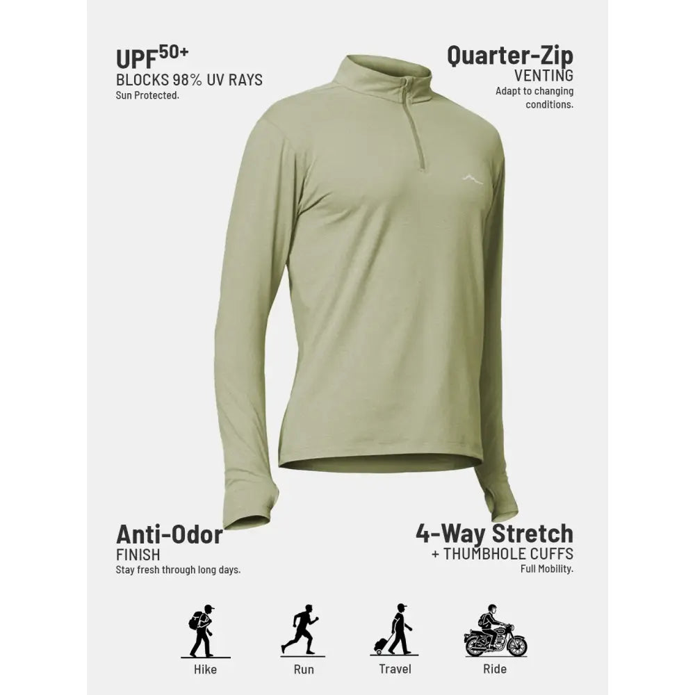 Reccy Mens QZip Flex Tee - T-shirt
