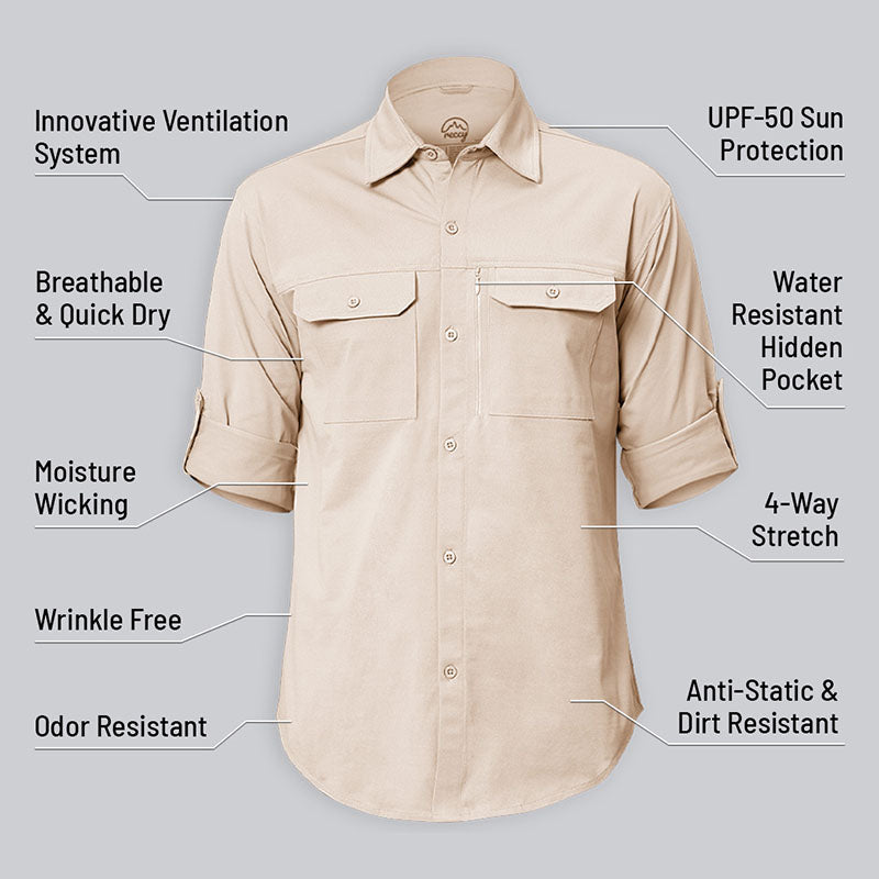 Reccy Men’s TechFlex Cargo Shirt - Shirt