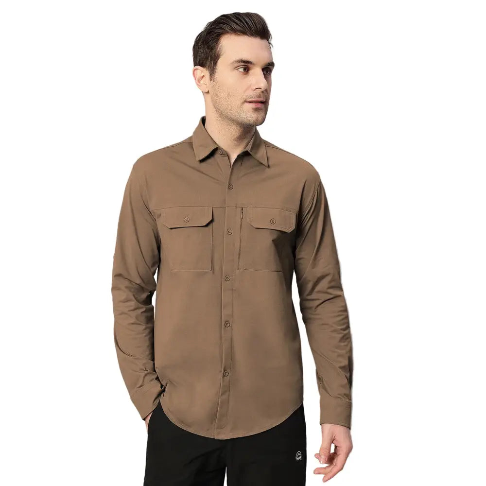 Reccy Men’s TechFlex Cargo Shirt - Dune / S - Shirt
