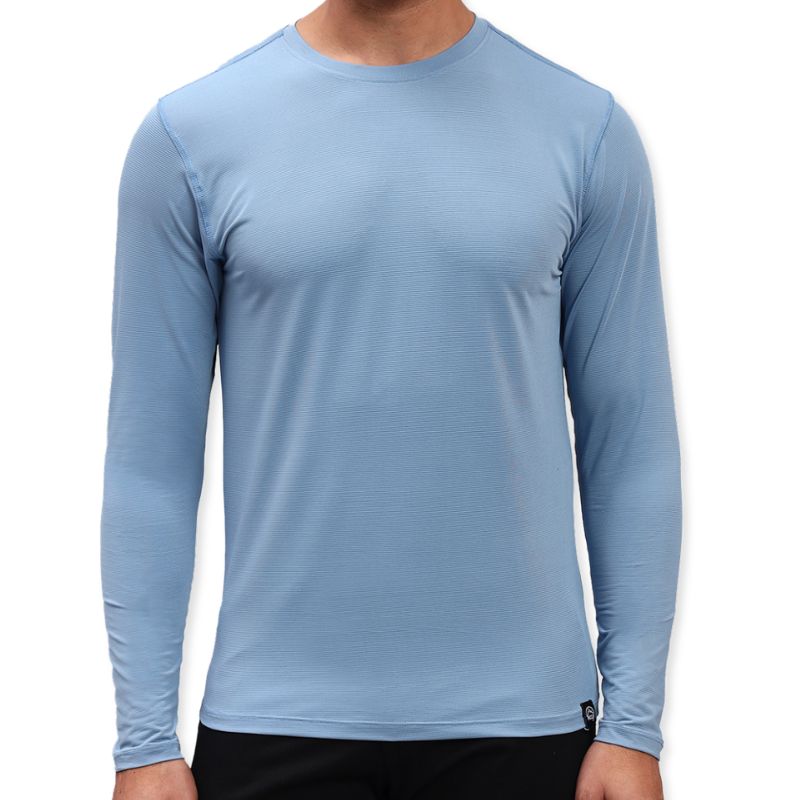 Reccy Men’s Ultralight Active Long Sleeve T-shirt - Dusk Blue / S - T-shirt