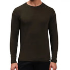 Reccy Men’s Ultralight Active Long Sleeve T-shirt - Olive Green / S - T-shirt