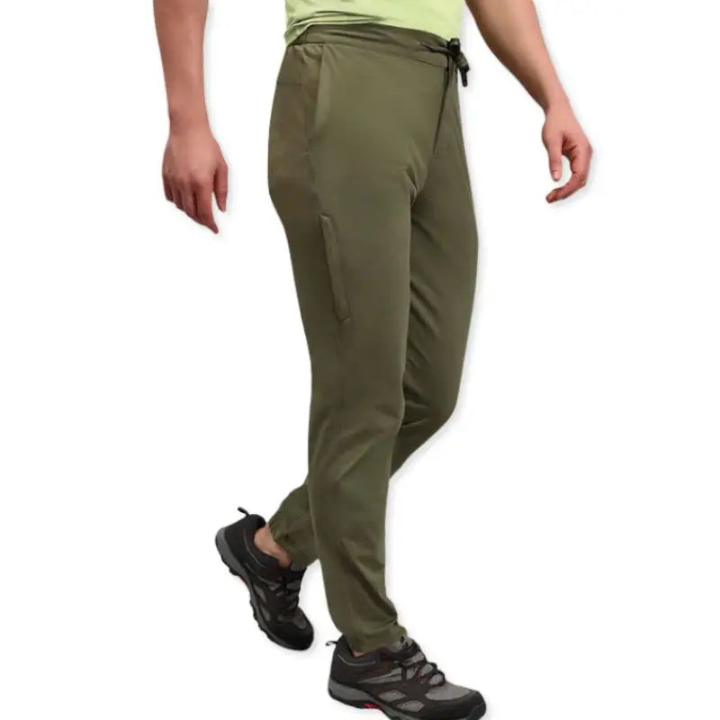 Reccy Men’s UPF 50 Ultra Stretch 5 Pockets Joggers - Techflex Series - Olive Green / S - Joggers