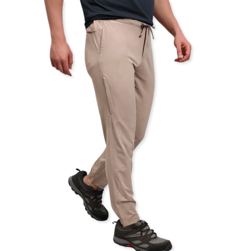 Reccy Men’s UPF 50 Ultra Stretch 5 Pockets Joggers - Techflex Series - Beige / S - Joggers