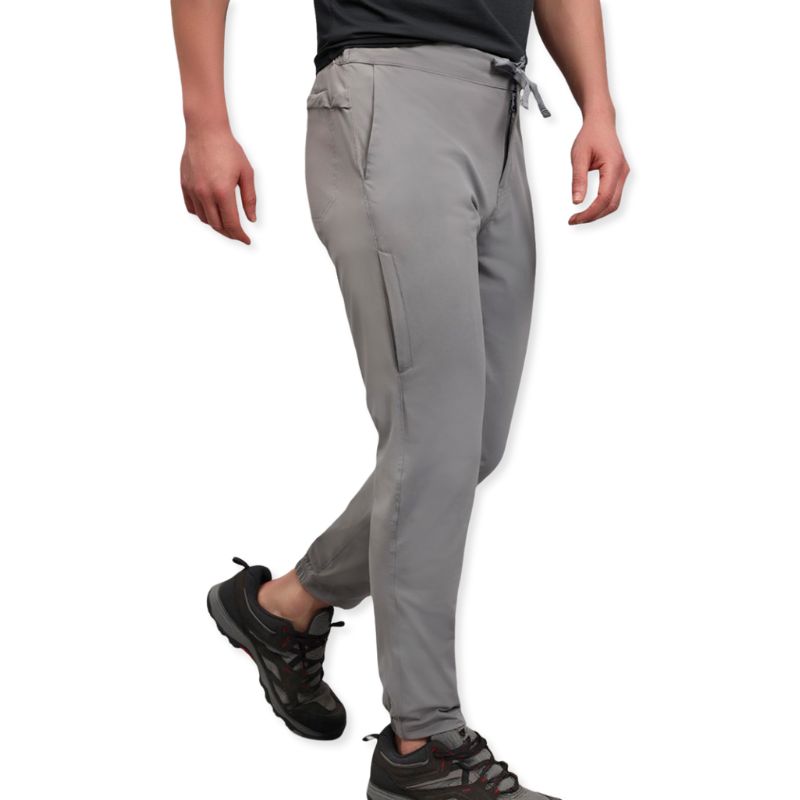 Reccy Men’s UPF 50 Ultra Stretch 5 Pockets Joggers - Techflex Series - Light Grey / S - Joggers