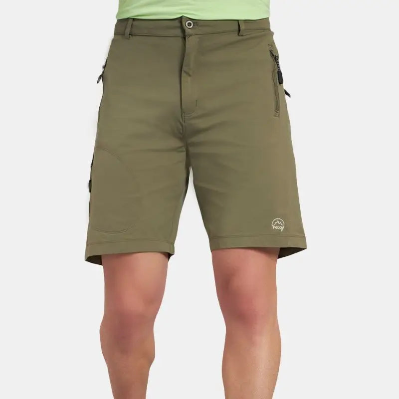 Reccy Men’s UPF 50 Ultra Stretch 5 Pockets Shorts - Techflex Series - Olive Green / S - Shorts