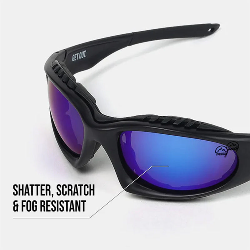 Reccy Unisex SummitShield Polarized 100% UV Protection Sunglasses for Outdoor Adventure & Travel - Sunglasses