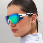 Reccy Unisex TrailGlide Rimless Sports Sunglasses - C3 Revo Polarized UV Protection