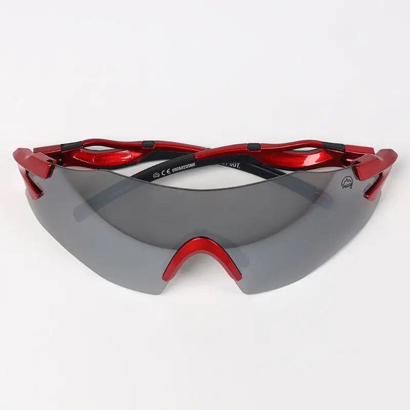 Reccy Unisex TrailGlide Rimless Sports Sunglasses - C3 Revo Polarized UV Protection