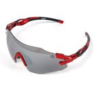 Reccy Unisex TrailGlide Rimless Sports Sunglasses - C3 Revo Polarized UV Protection - Smoke Revo