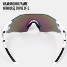 Reccy Unisex TrailGlide Rimless Sports Sunglasses - C3 Revo Polarized UV Protection